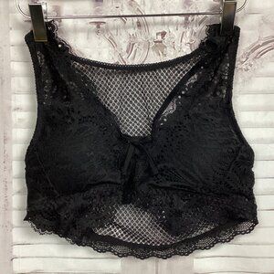 Coco Lingerie BLack Lace Sports Bra M